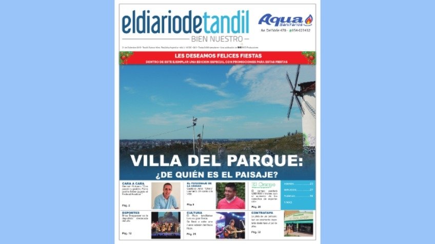 "Villa Del Lago: ¿De quién es el paisaje?", la tapa de la Edición Papel